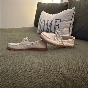 Sperry Men's Off-White Boat Shoes